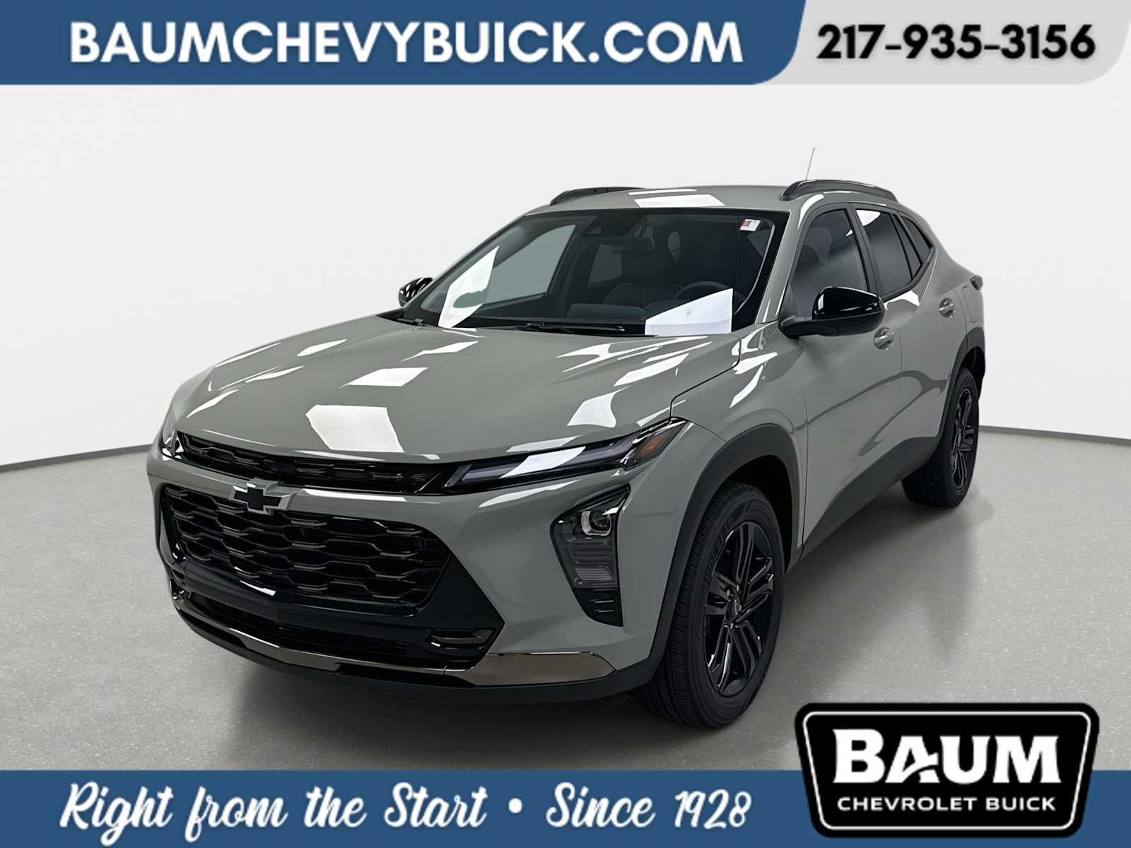 2026 Chevrolet Trax ACTIV in Cacti Green — front three-quarter view